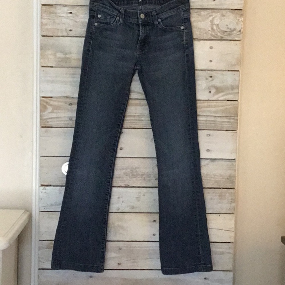 7 for all mankind woman’s bootcut jeans size 25